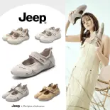Jeep x tinh thần của cuộc phiêu lưu Mary Jane giày 100% chính hãng Jeep Mary Jane gót phẳng