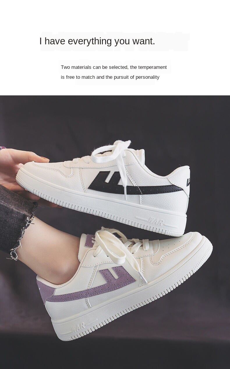 Giày Thể Thao Kéo Lưng QPV314 Màu Trắng Cho Nữ, Giày Thời Thượng Mới Mùa Thu 2020, Giày Thường Ngày Phong Cách Hàn Quốc Dành Cho Sinh Viên 25