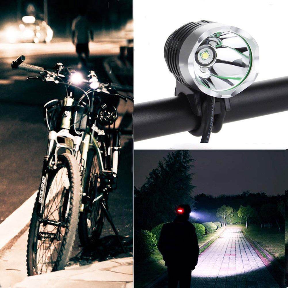 1200Lm Lumens Modes XM-L T6 LED Bicycle Light Headlamp Q5 USB