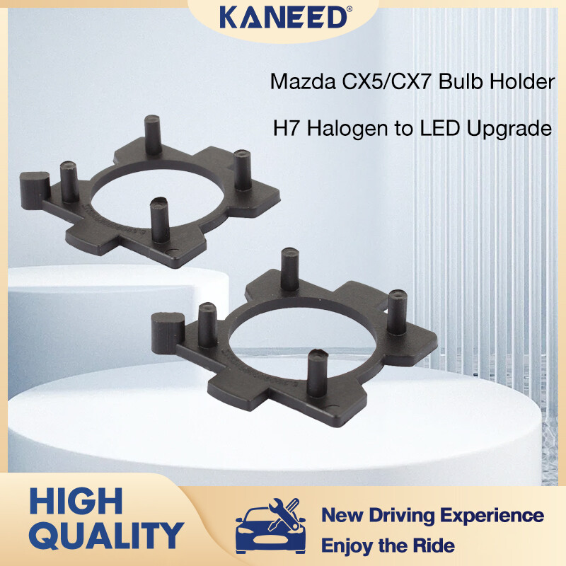 KANEED 1 Pair H7 LED Headlight Bulb Retainers Holder Adapter for Mazda CX5 CX7 Low Beam Light ราคา 27 บาท*ส่งฟรี