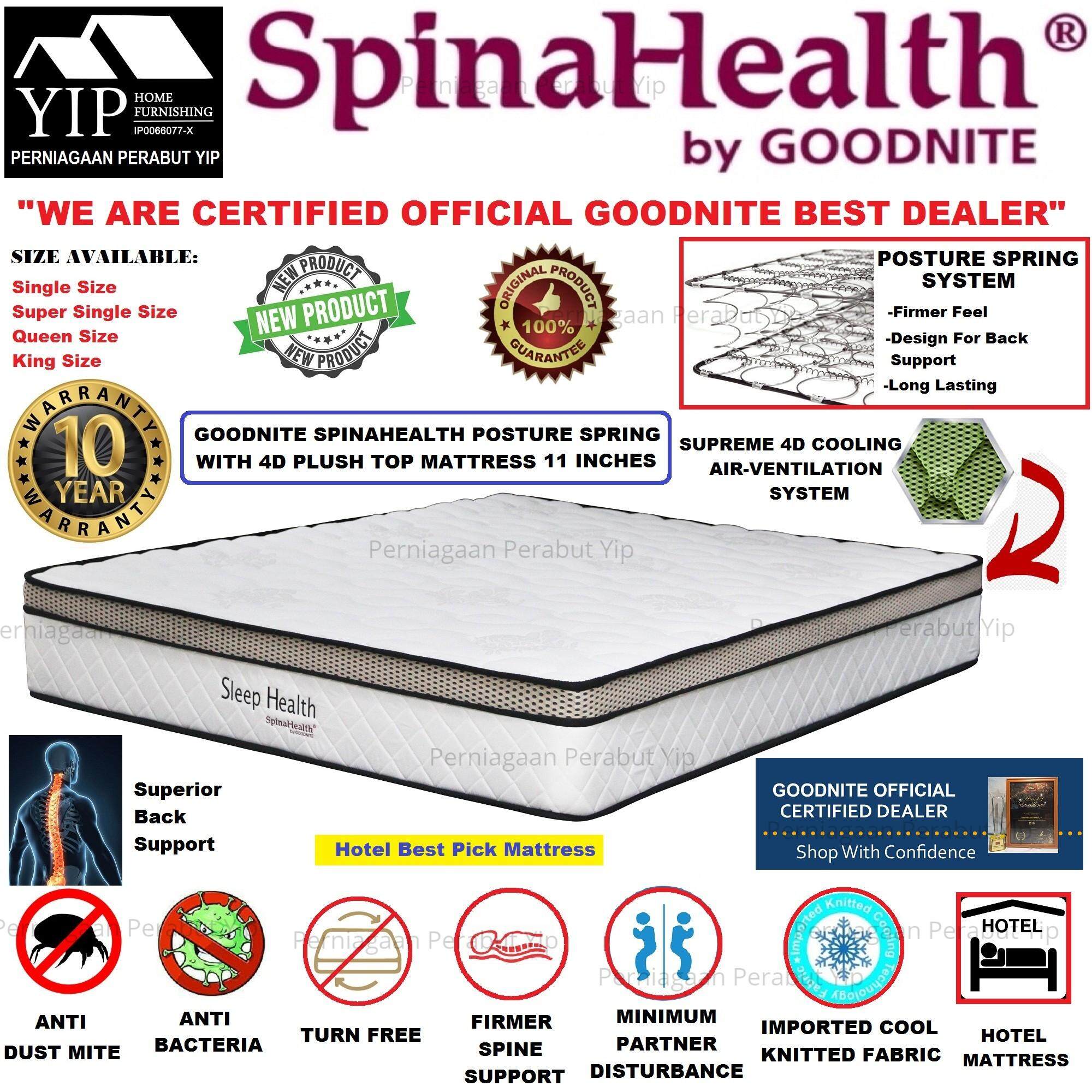 goodnite spinahealth mattress