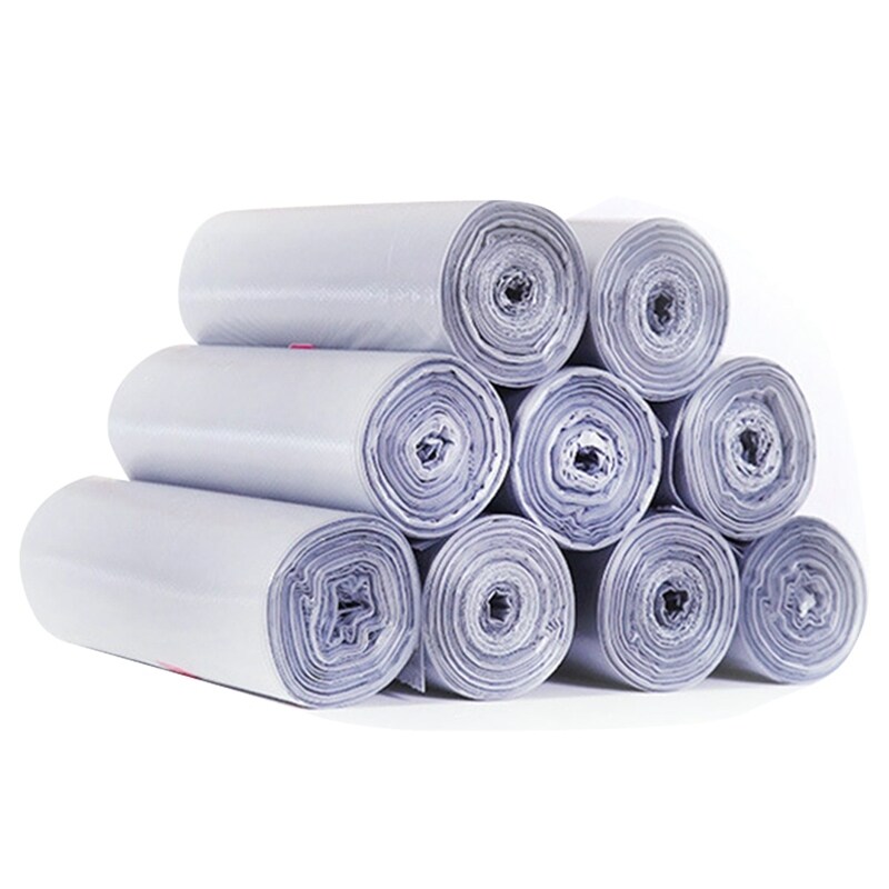 Gambar Portable Thick Household Garbage Bags Portable Vest Style Point Breaking Kitchen Disposable Garbage Bags