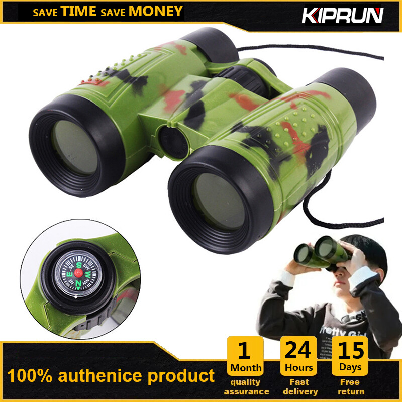 KIPRUN Binoculars, 6x30 Children Binoculars Eyepiece Telescope Simulation CS Folding Outdoor Field Survival Telescope Toy ราคา 49 บาท*ส่งฟรี