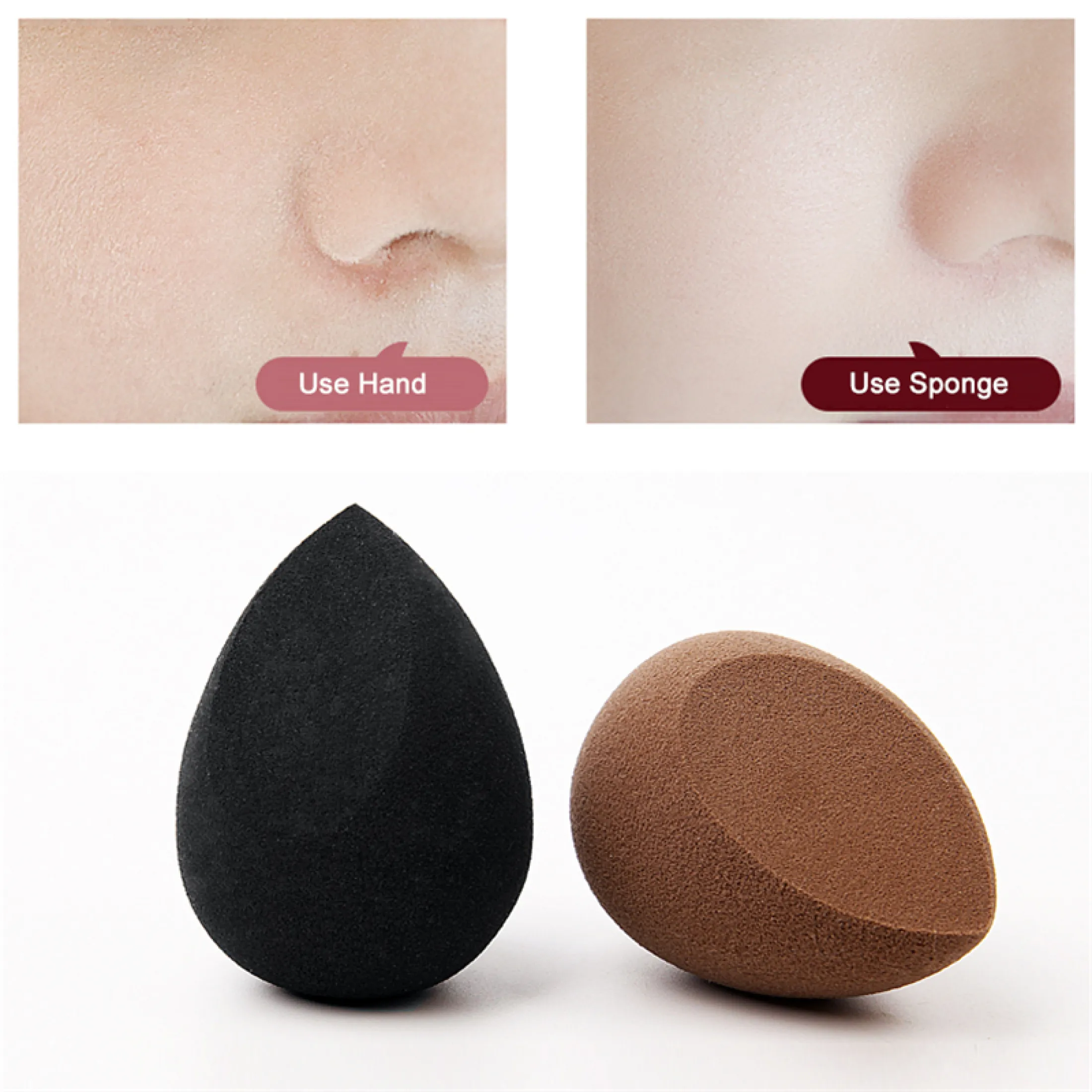 mixing liquid foundation with water