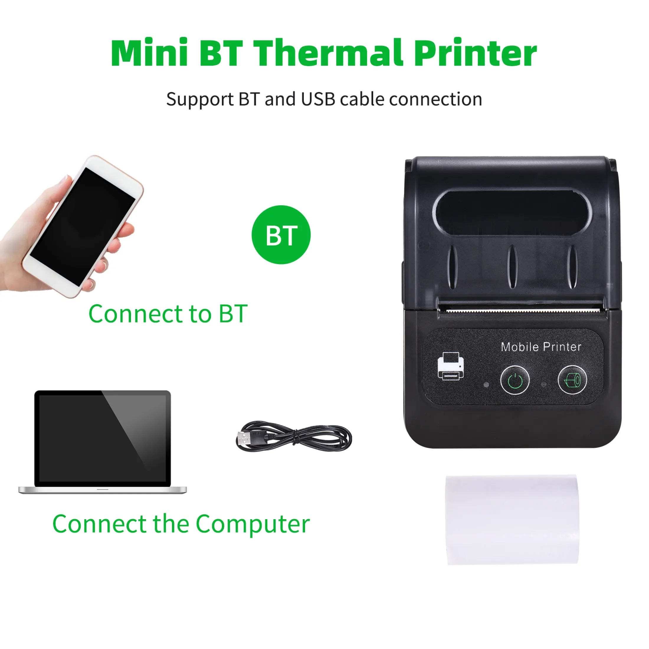 how to connect pos printer to computer