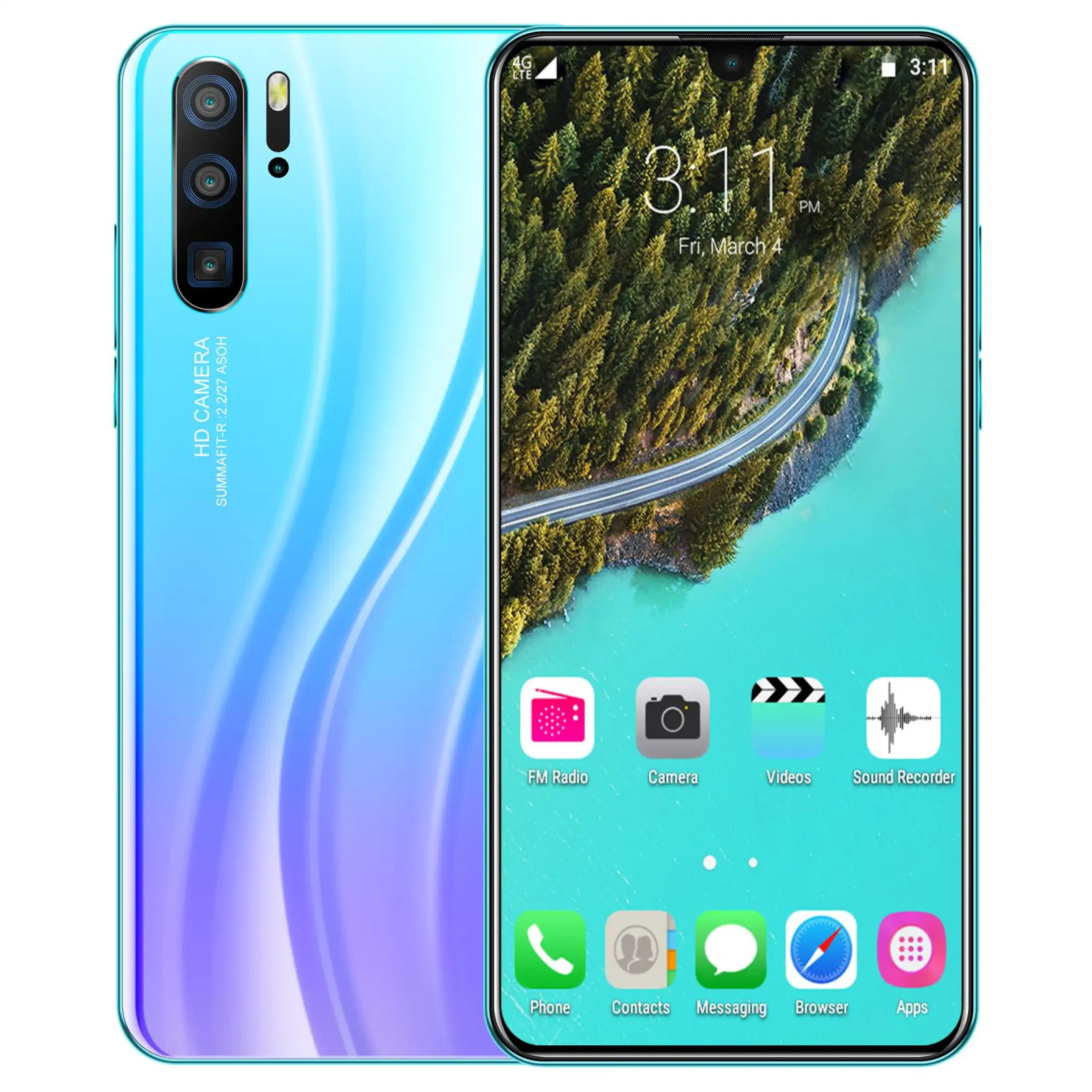 6 3 Inch P36 Pro Android Smartphone Dual Sim Face Fingerprint Recognition 4g 64g Mobile Phone Lazada Singapore