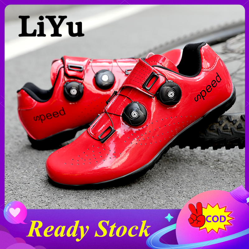 LiYu Special Price Cycling Shoes SIze 42-47 Men's Road Bike Shoes Cleats Cycling Shoes Breathable Comfortable Bicycle Sneakers Casual Riding Shoes For Roadbike