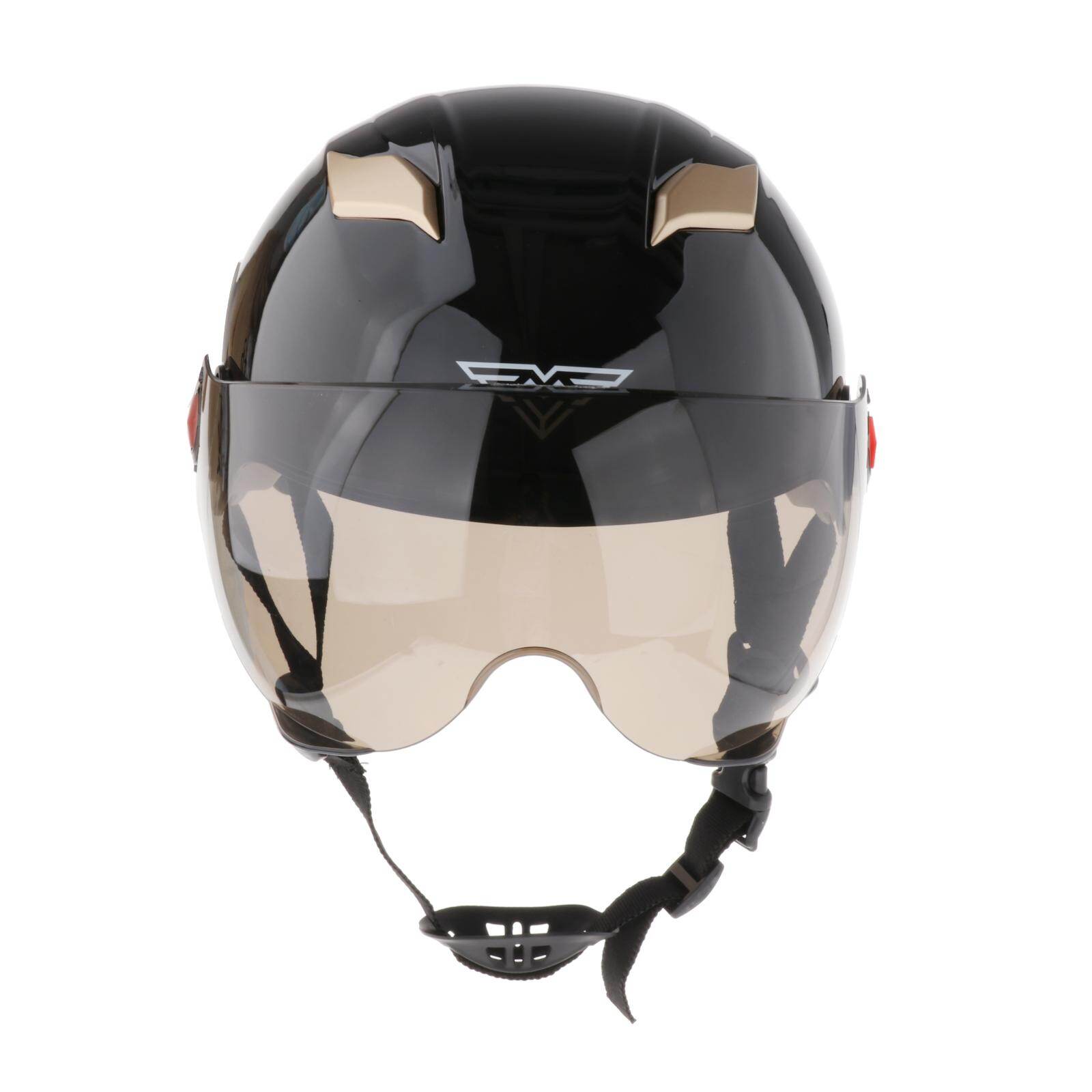 Baoblaze Mũ Bảo Hiểm Nửa Đầu Xe Máy Mũ Bảo Hiểm Đầu Máy Xe Đạp Điện Cho Nam Và Nữ Mũ Bảo Hiểm Nửa Đầu Xe Đạp Mô Tô Nhẹ Mùa Hè