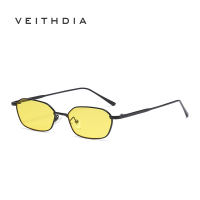 VEITHDIA Kính Râm Nhỏ Mới Gọng Kính Mát Dạng Đa Giác Phiên Bản Hàn Quốc Cho Nam Và Nữ Bằng Kim Loại Hợp Thời Trang Kính Râm Mảnh Đại Dương S20131