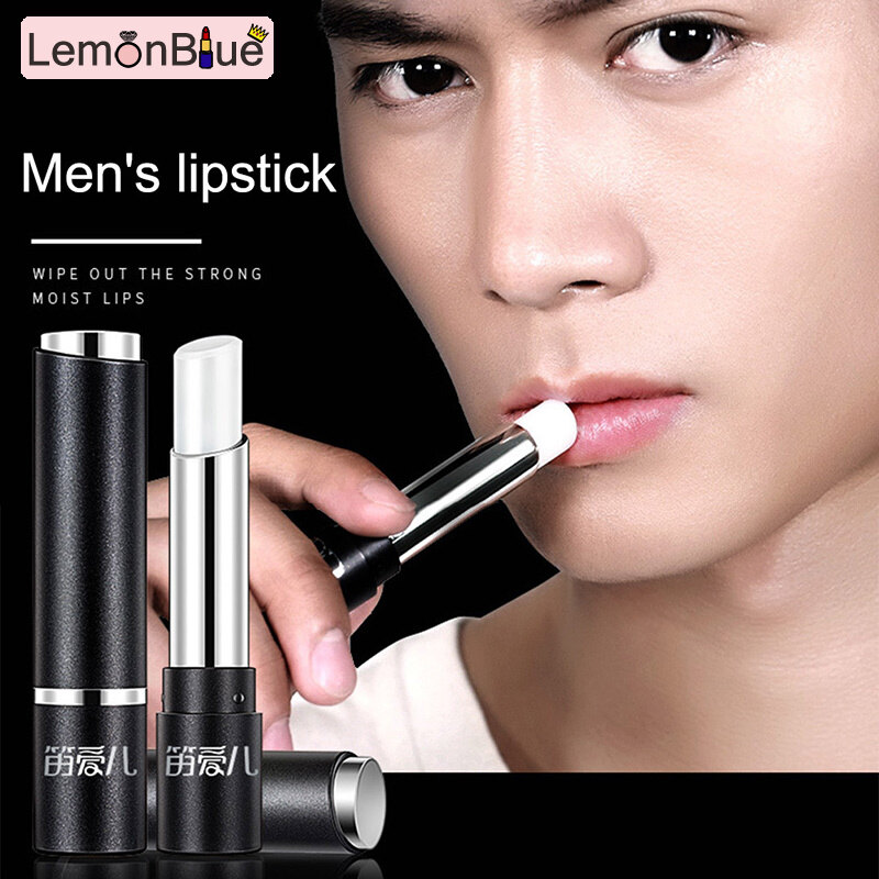 Gambar LemonBlue Men Lip Balm Collagen Deadskin Remove Nourishment Moisture Mint Essence Lips Enhancer