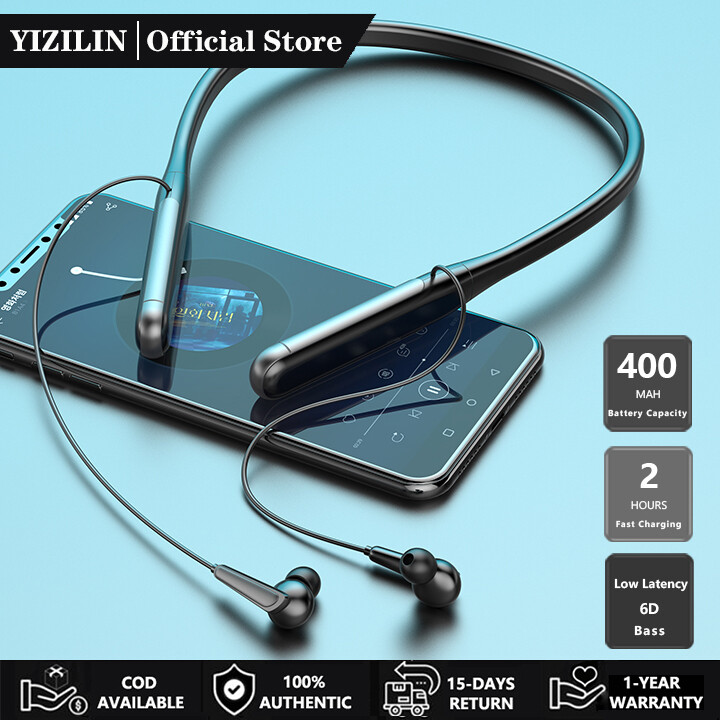 Yizilin tai nghe bluetooth tai nghe âm thanh vòm âm trầm đầy đủ tai nghe nhét tai bluetooth 5.1 nâng cấp dây đeo cổ gọi bluetooth hd tai nghe chống mồ hôi tai nghe chống ồn có mic cho samsung / xiaomi / huawei / apple v. v.