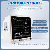 12B Portable Multi-Parameter Patient Monitor with Touch Screen