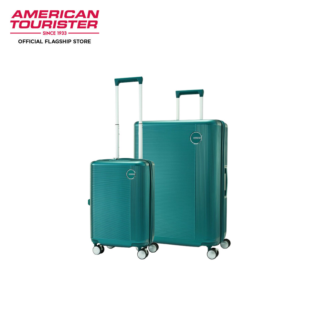 American Tourister Luggage Set Tsa Double Wheel V2 Sky Bridge