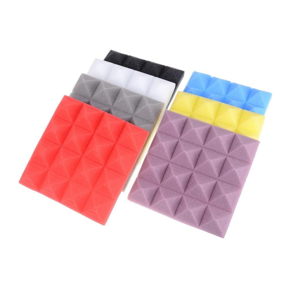 Colorful Soundproofing Foam Acoustic Foam Sound Treatment Studio Room Absorption Tiles Polyurethane Foam