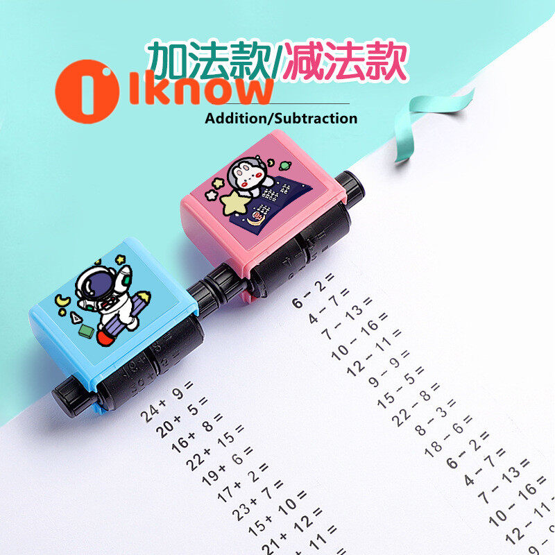 Tôi biết con dấu dạy cộng và trừ, phép cộng và phép trừ trong vòng 100 học sinh, con dấu dạy cộng và phép trừ, phép cộng/phép trừ hai tùy chọn