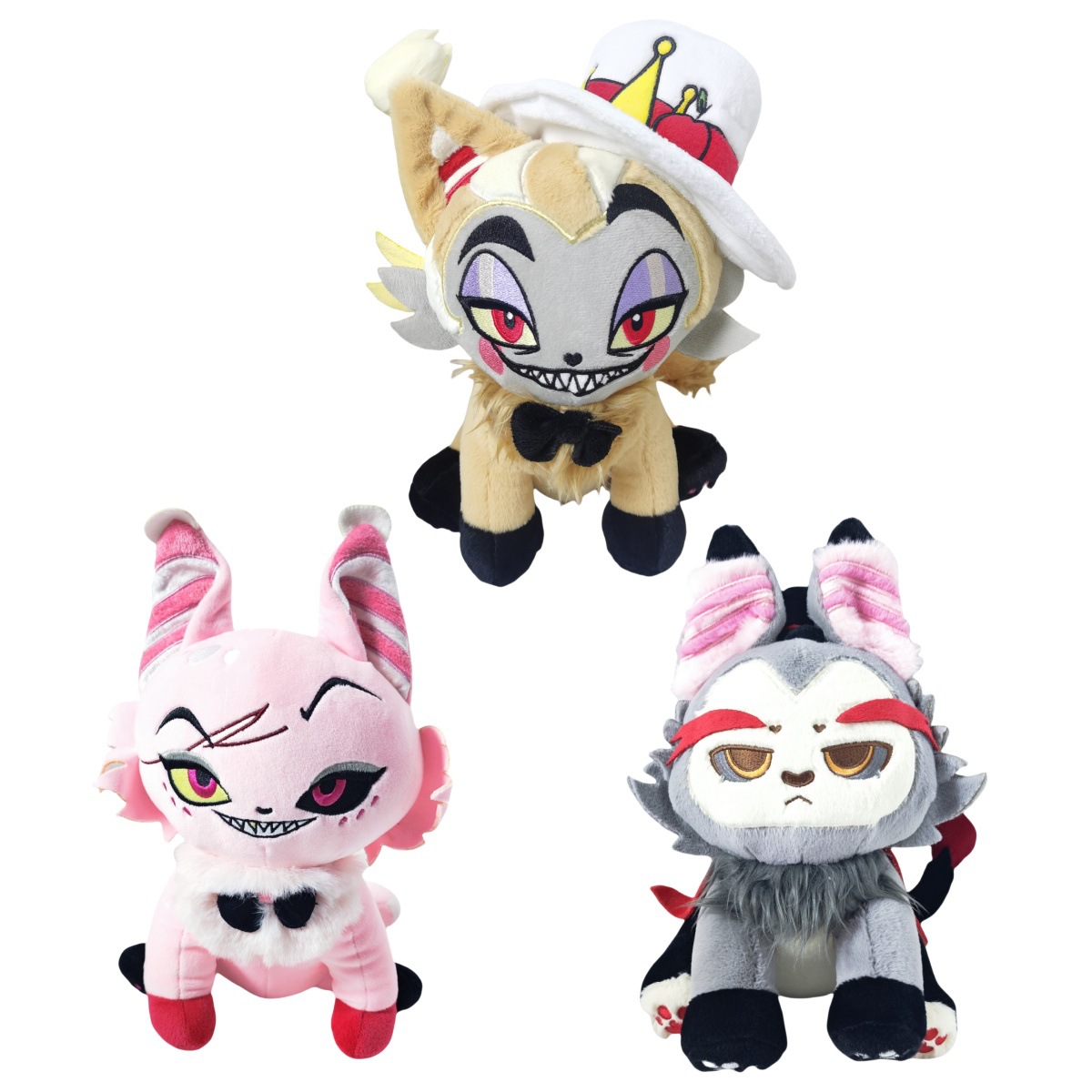 Set De 8 Épingles Émail Hazbin Hotel – Angel Dust, Alastor, Vaggie Et Plus – Broches Métal Pour Sacs, Vêtements Et Cosplay – 58mm