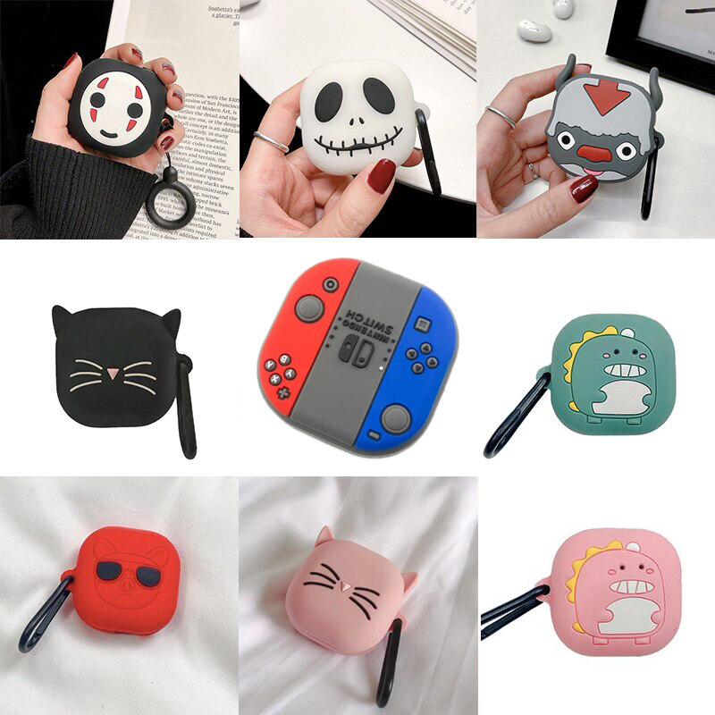 Cute for Samsung Galaxy Buds Plus Case Anime Cartoon Silicone Soft