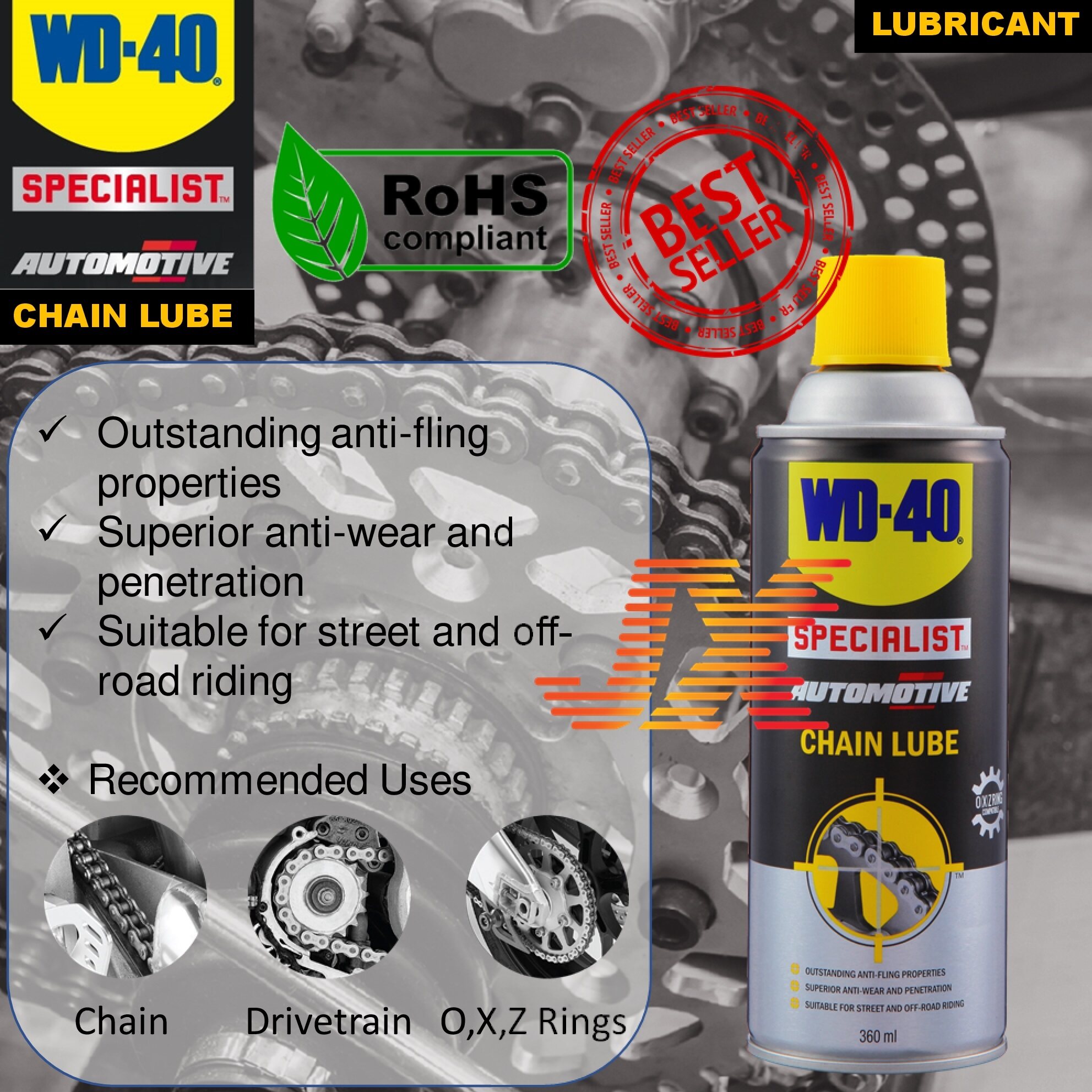 wd40 motorcycle chain lube