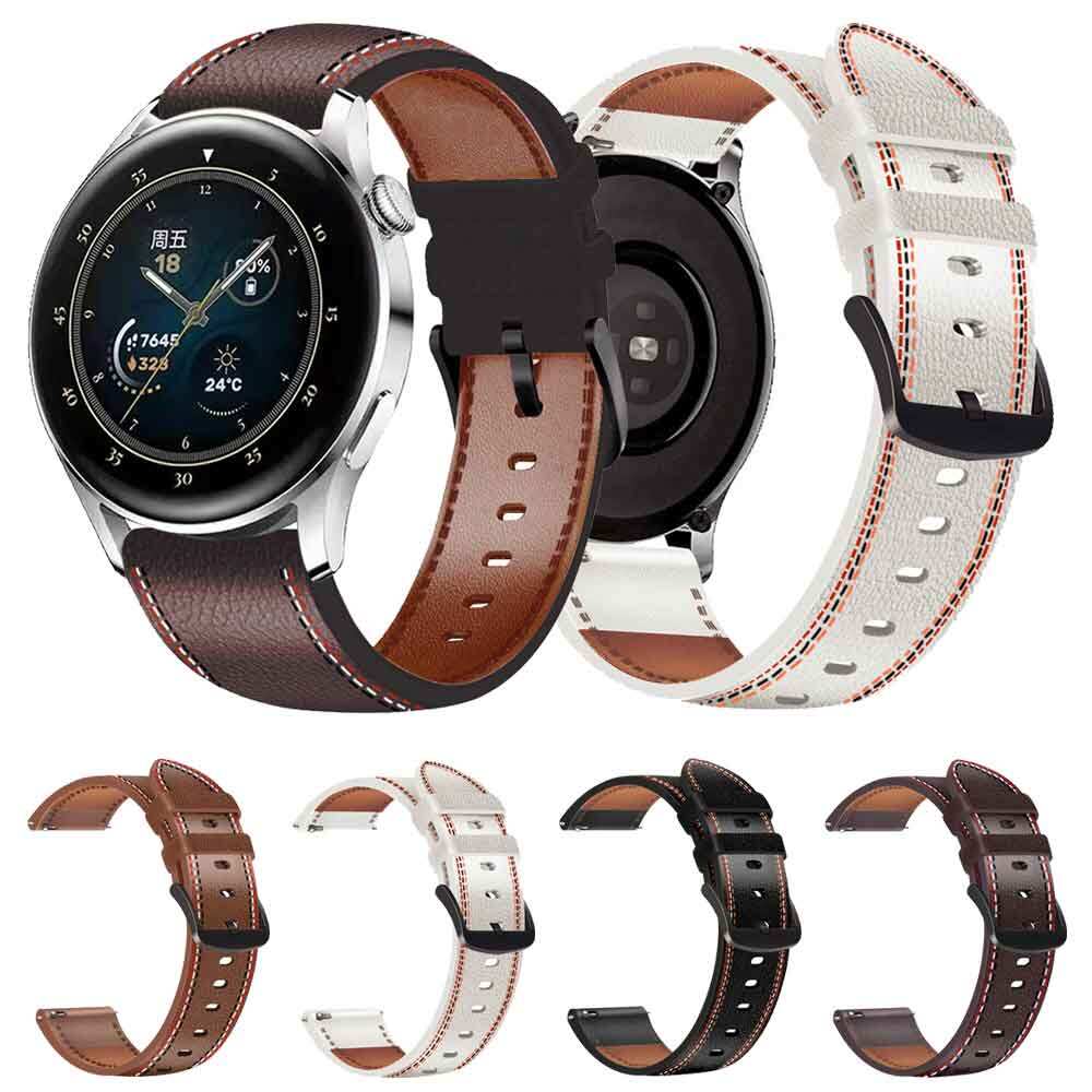 Dây đeo bằng da 22mm cho huawei watch gt 3 pro 46mm vòng đeo tay đồng hồ thông minh dây đeo cho huawei gt 2 46mm/gt 42mm/gt2 pro/gt 2e
