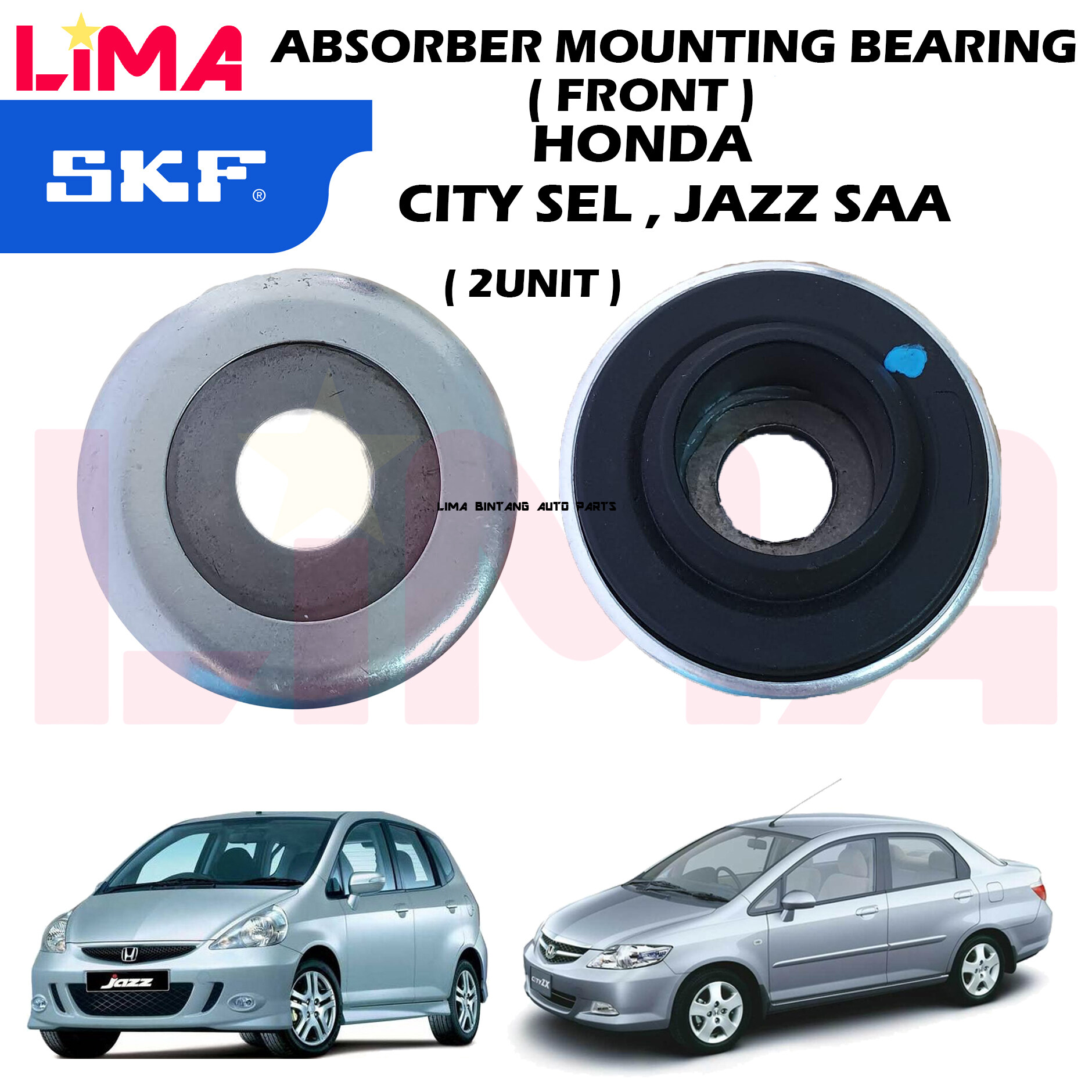Toyota Vios Ncp93 2007 2013 Front Absorber Top Mounting Bearing Strut Mount Bearing Original Skf Lazada
