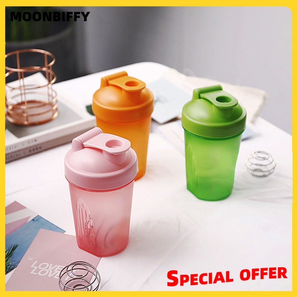 Gambar ?CW? Sport Shaker Bottle 400ML WheyPowder MixingGym Shaker OutdoorPlastic Drink Bottle Cocina cleaver