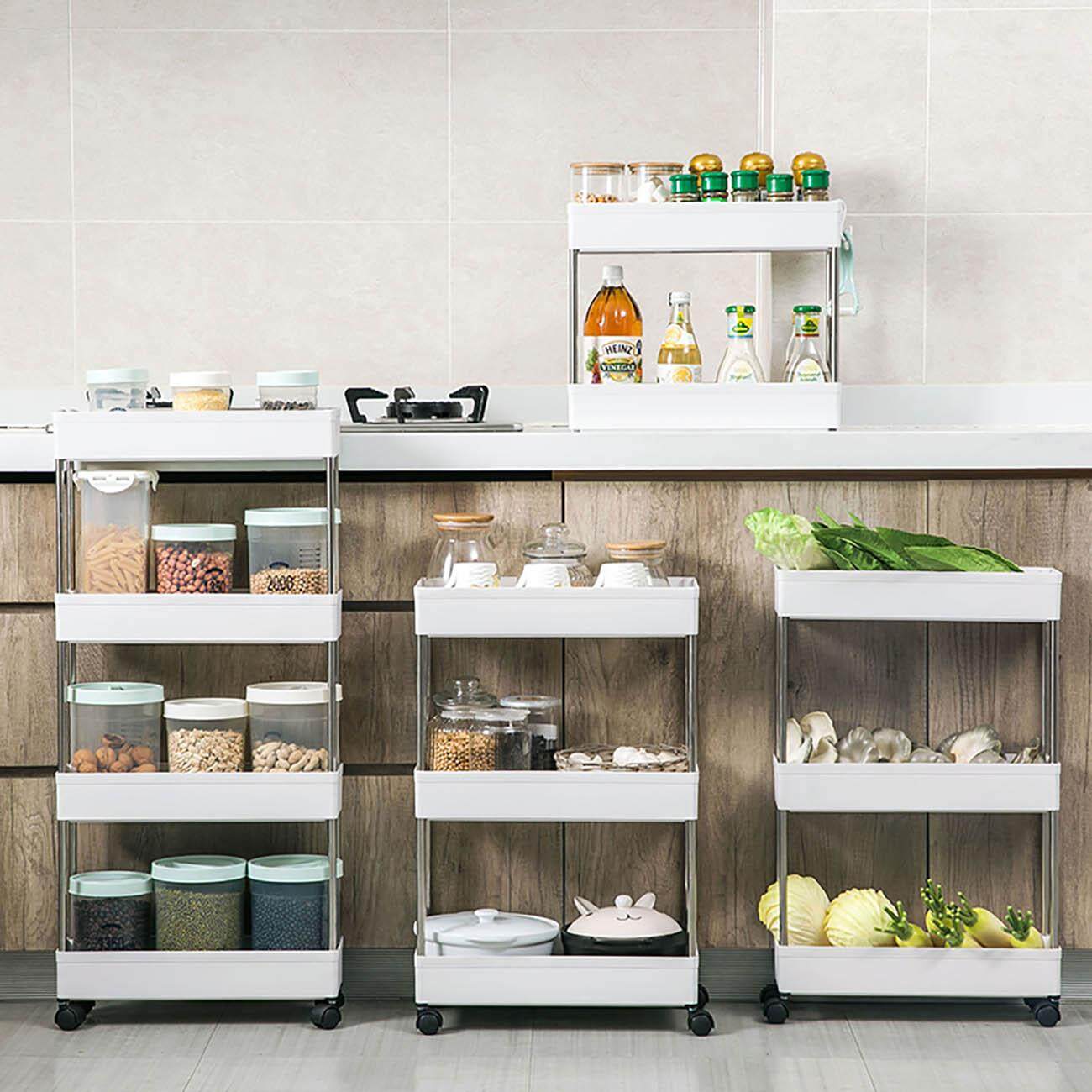 Removable Gap Storage Rack Kitchen Trolley Multi Layer Rack With