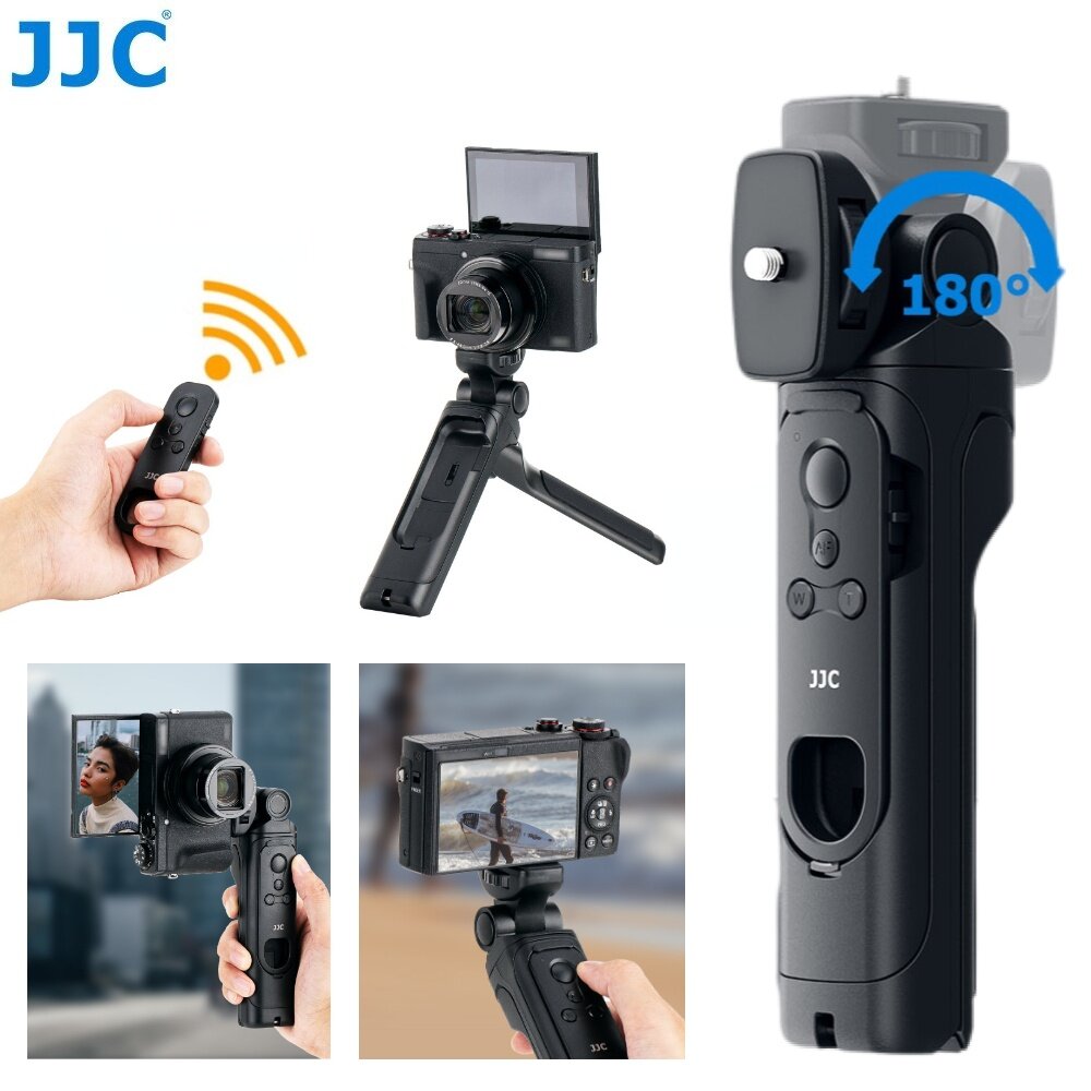 JJC TP-C1 vlog chụp grip mini máy ảnh tripod với bluetooth điều khiển từ