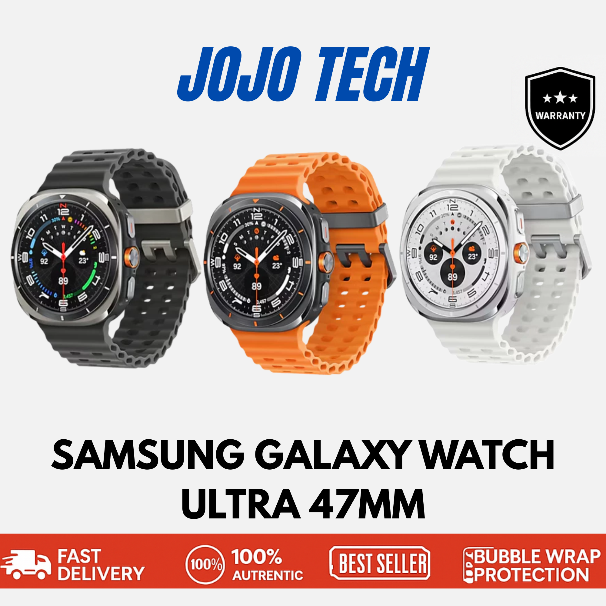 【Global Rom】Samsung Galaxy Watch Ultra 1.5 inches 32GB Super AMOLED 100m water resistant 590 mAh 10W wireless SmartWatch