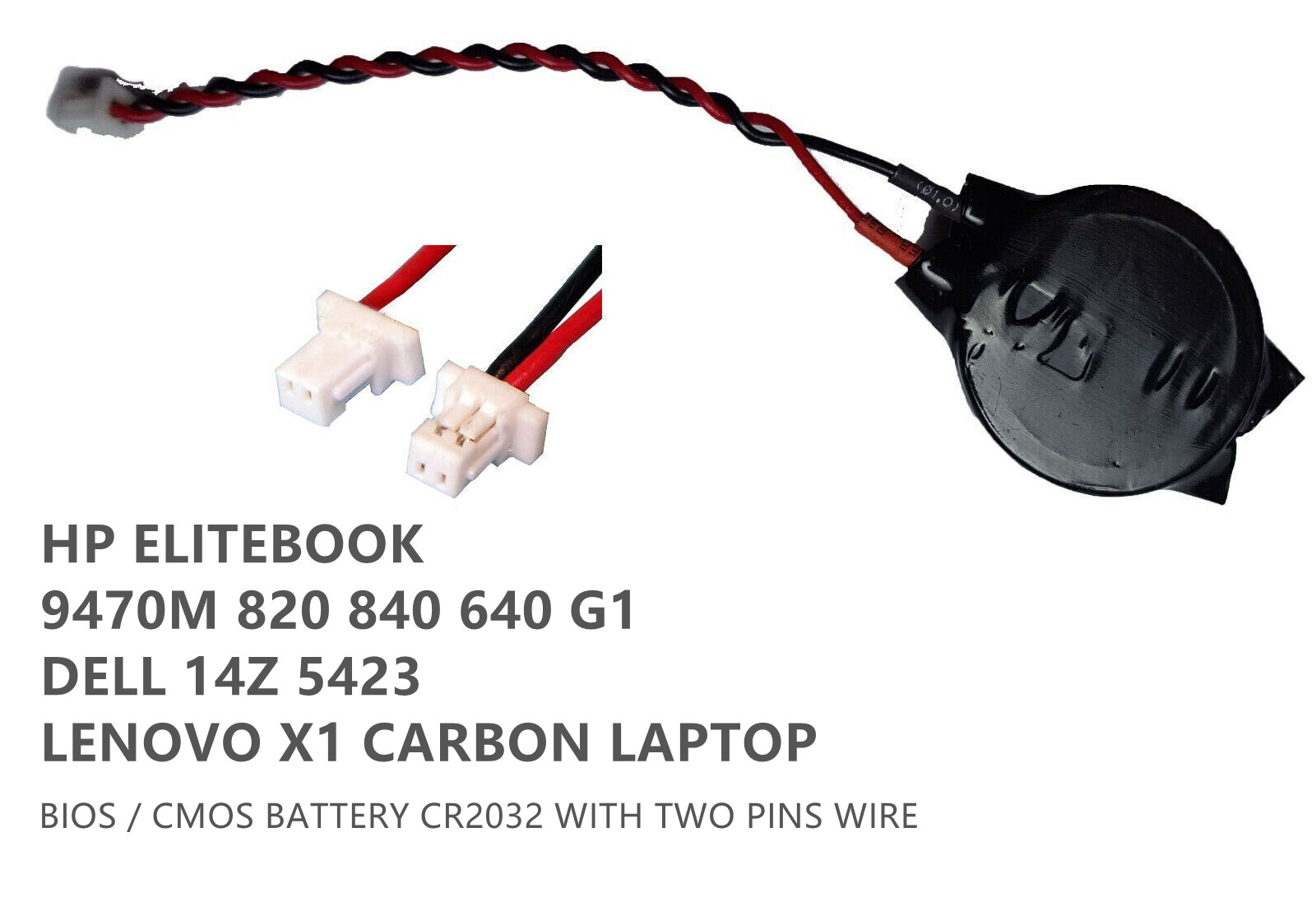 Pile CMOS BIOS Pour Ordinateur Portable HP ZBook 15 G1 - Neuf, Garantie 1 An