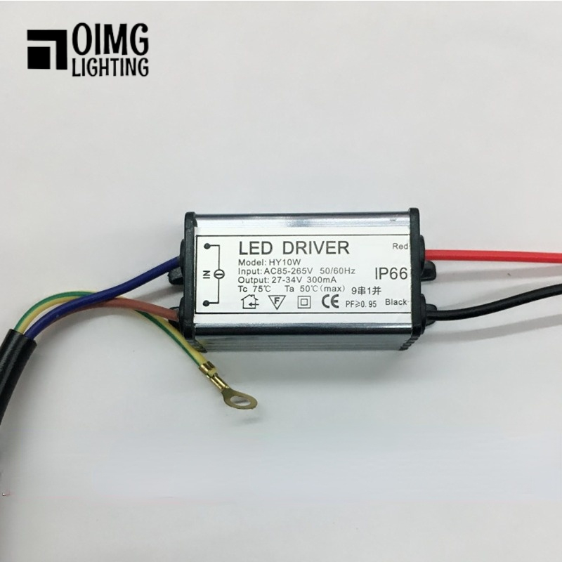 LED Constant Current Aluminum Shell Waterproof Power Supply, Ballast, Transformer, 10W 20W 30W 50W 70W 100W, High-voltage Integrated Waterproof Power Supply ราคา 113 บาท*ส่งฟรี