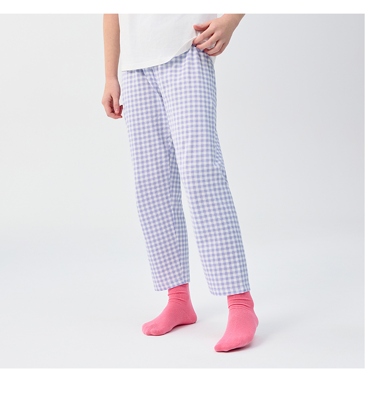 balabala Children Sleep Pants Summer Anti-Mosquito Pants Children Home Pants Bos Girl For Big Kids Soft Stretchy Comfortable · v4