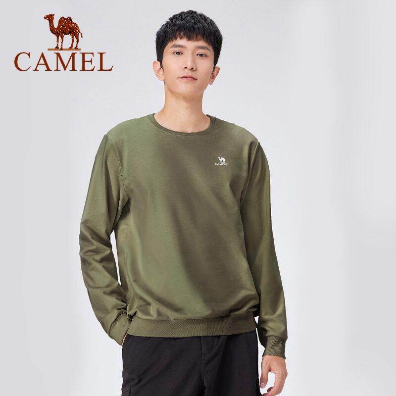 Cameljeans mới mùa thu Áo nỉ thể thao thoáng khí dài tay áo phông dành cho nam