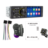 7805C 1 DIN เครื่องเล่น MP5ในรถยนต์อเนกประสงค์ส่วนหัว4.1 ”หน้าจอ IPS วิทยุ FM บลูทูธ5.0กล้องมองเวลาถอยหลัง