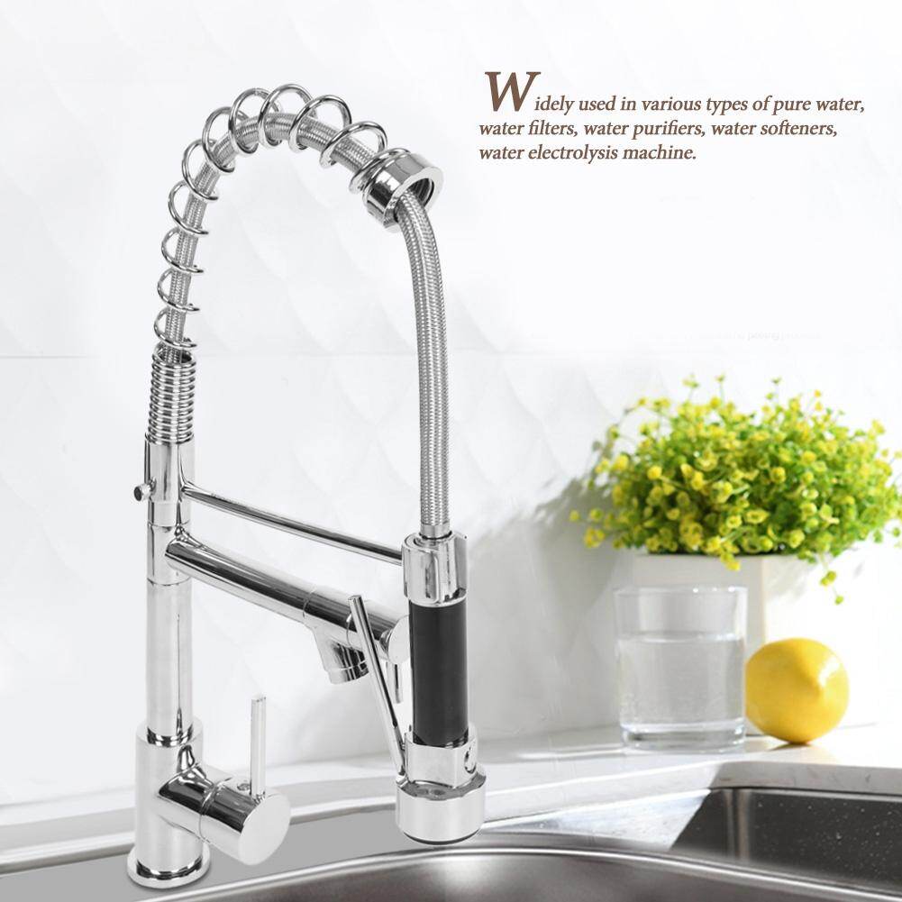 Clearance Sale Brass Kitchen Sink 3 Handles Mixing Faucet With
