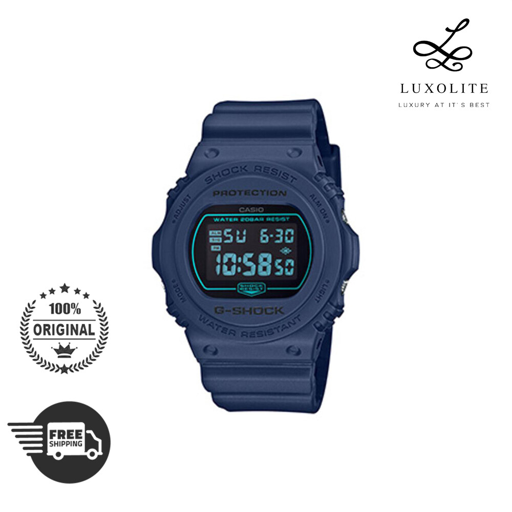 g shock matte blue