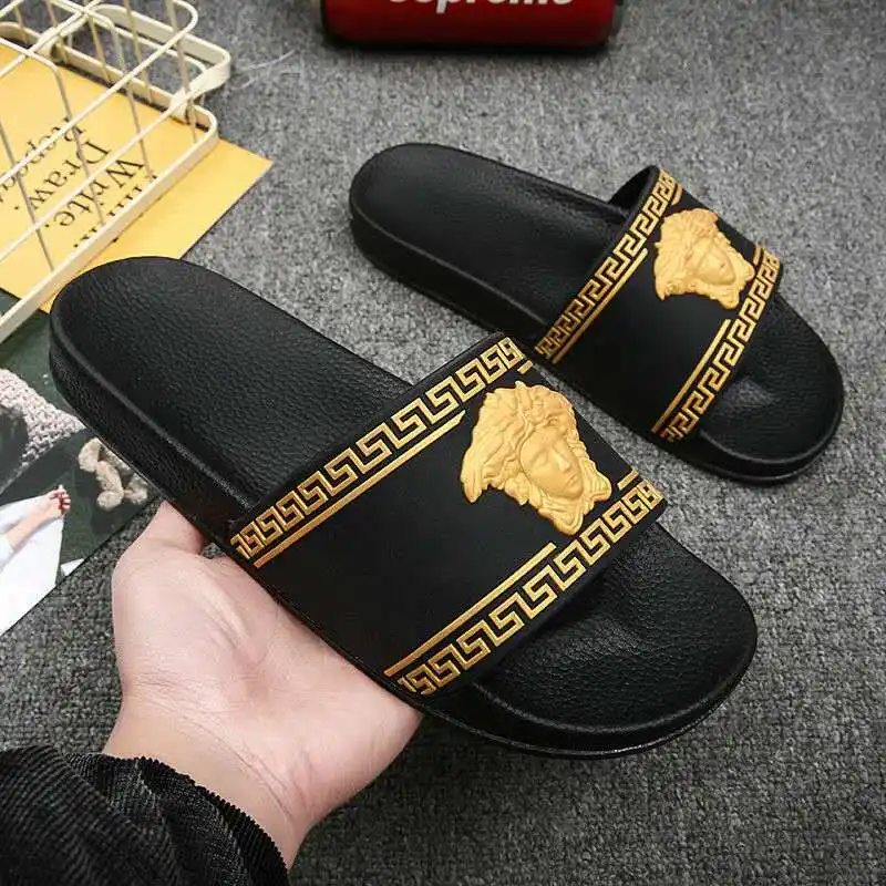 versace men's slippers