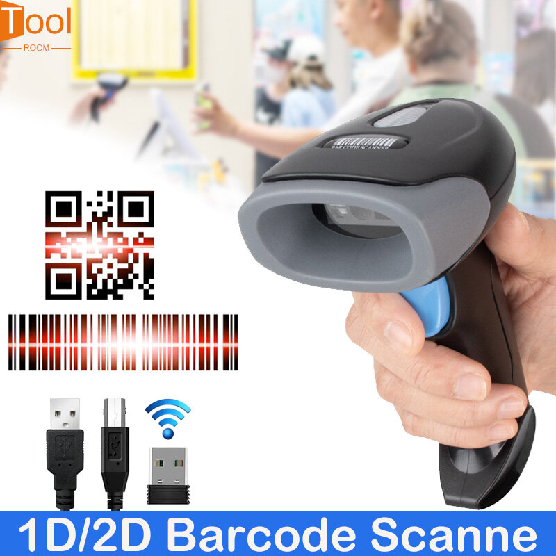 Cầm tay 2d usb quét mã vạch qr máy quét mã có dây tự động 1d 2d & pdf417 ma trận dữ liệu mã vạch đọc plug and play