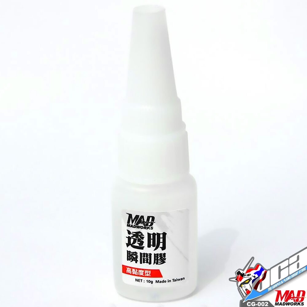 Mad Works™ Plastic Modelling Accessories CG-002 SUPER GLUE CLEAR 10G