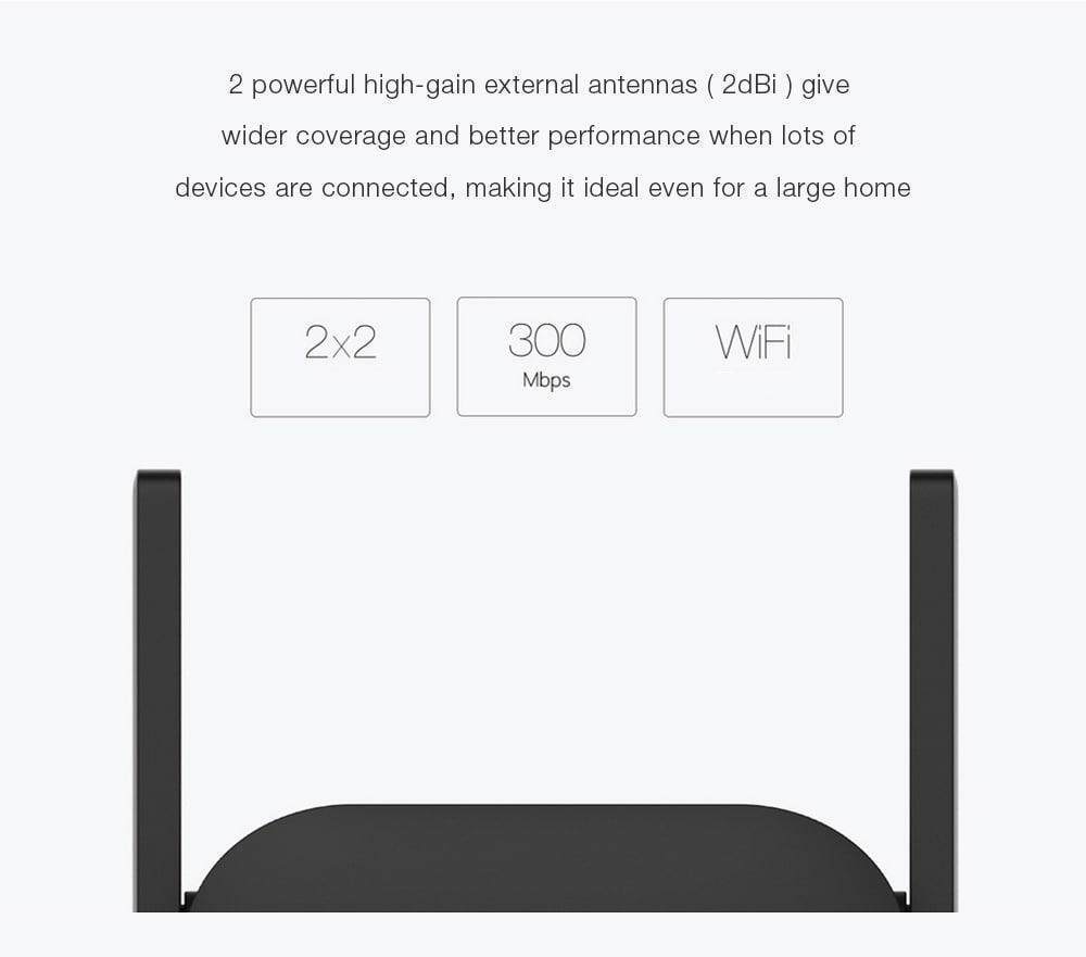 Xiaomi WiFi Amplifier Pro 300M WiFi Signal Extender Repeater