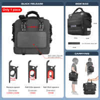 Rhinowalk Motorcycle Side Bag 20L Rear Seat Bag With Waterproof Inner Bag Saddle Bag Pannier Bag Motorcycle Tail Bag Luggage Bag For Adv Suitable For Outdoor Long-Distance Travel Motorcycle Accessories