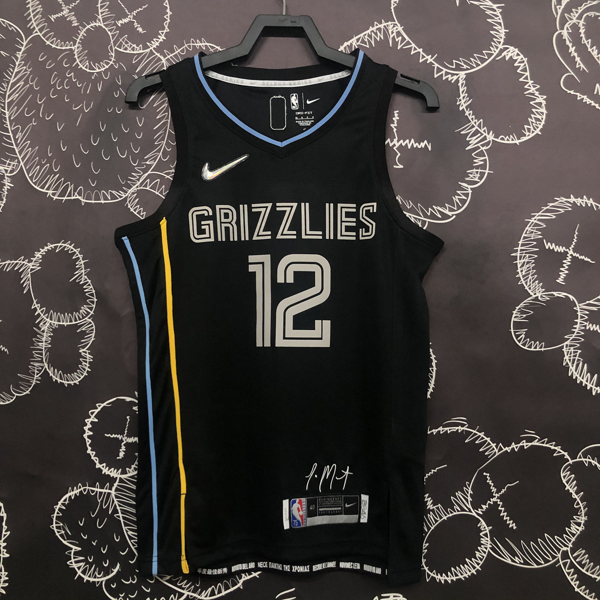 Hot Sale Men's Memphis Grizzlies Ja Morant Mitchell & Ness 1998-99