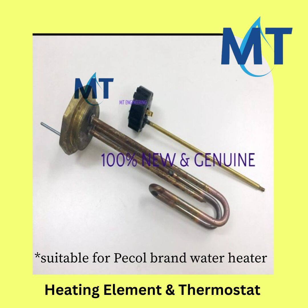 Heating Element u0026 Thermostat 2 1/4 for pecol storage water heater and  solar heater | Lazada