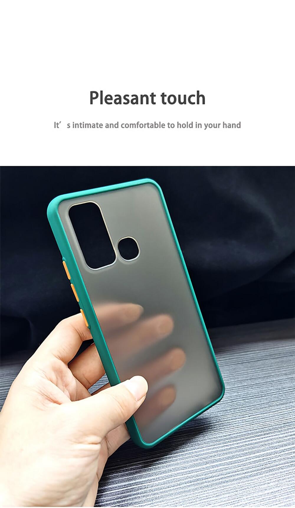Thick Matte Silicone Phone Case for VIVO Y50 Transparent Anti Knock Case For VIVO Y30 Y70s Y19 V15 Pro V17 V19 Back Cover (14)