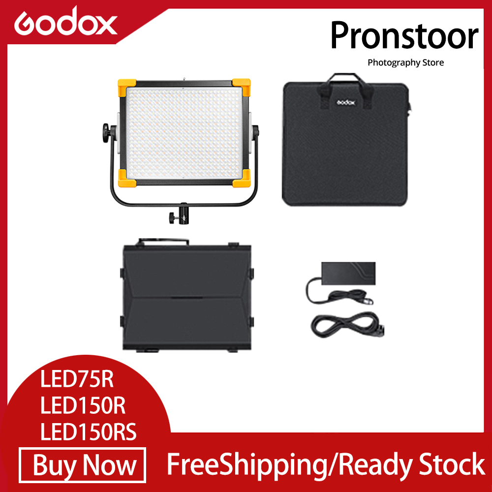 Godox RGB Panel Light LD75R LD150R LD150RS LED News Live Video Light APP and DMX Control ราคา 21,401 บาท*ส่งฟรี