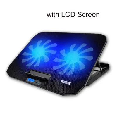 SeenDa Cooling Laptop Stand with 2 Fans USB Cooling Led Screen Cooling Pad Notebook Stand for Laptop (2)