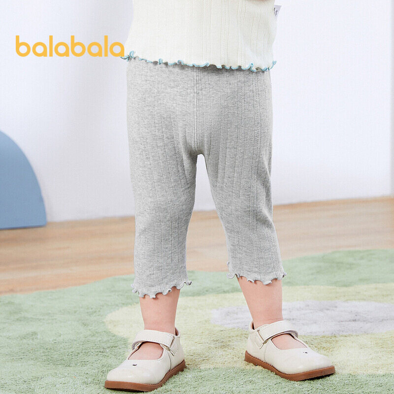 Balabala Baby Trousers Baby Bottoms Girls Casual Trousers Summer Thin