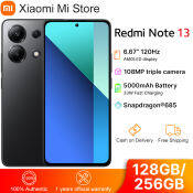 Global Version Xiaomi Redmi Note 13 Snapdragon® 685 Smartphone 108MP camera 120Hz 6.67"AMOLED display 33W charging