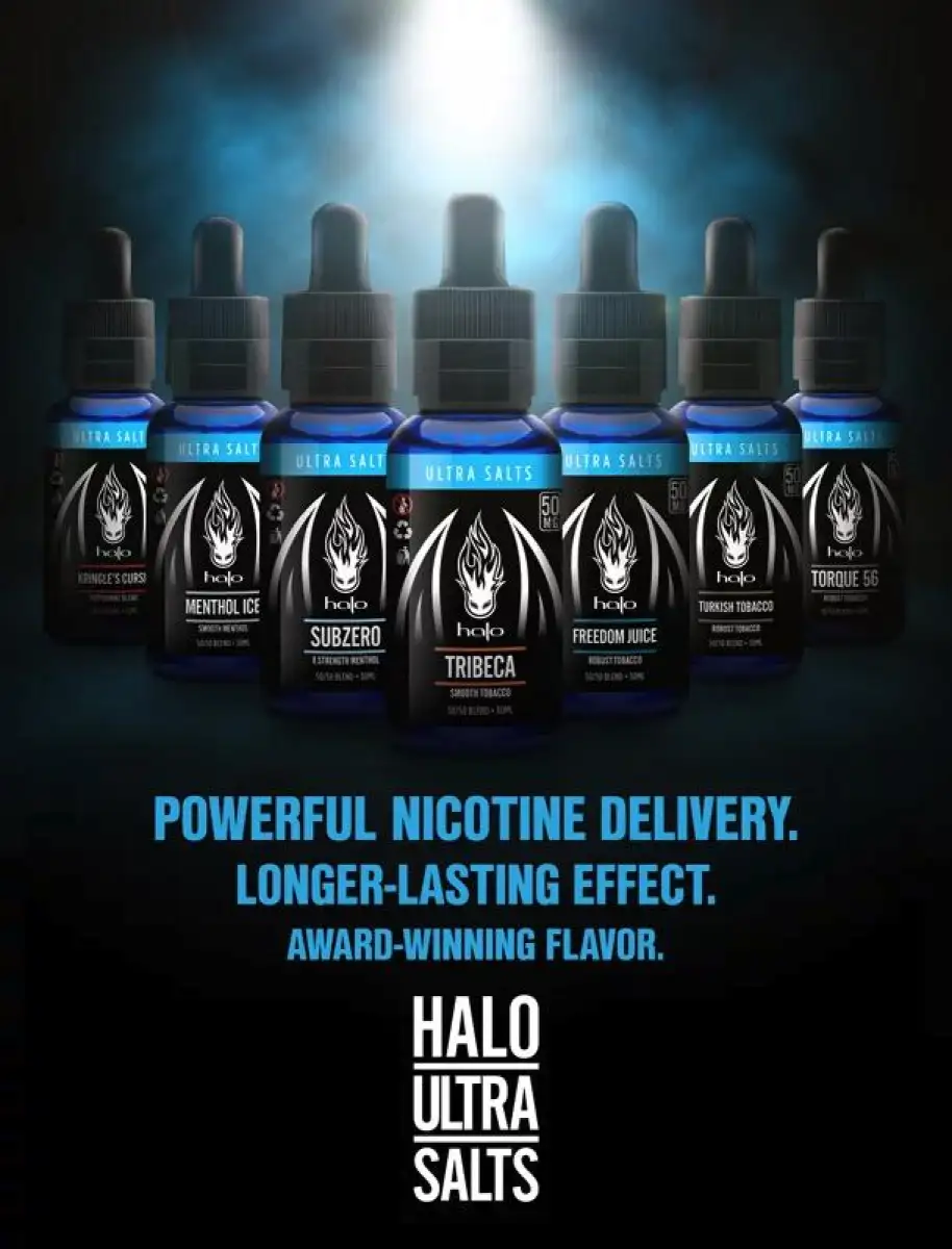 Genuine Halo Ulta Salts 30ml Usa E Liquid E Juice Flavor Vape E Cigarette Pod Use Only Lazada