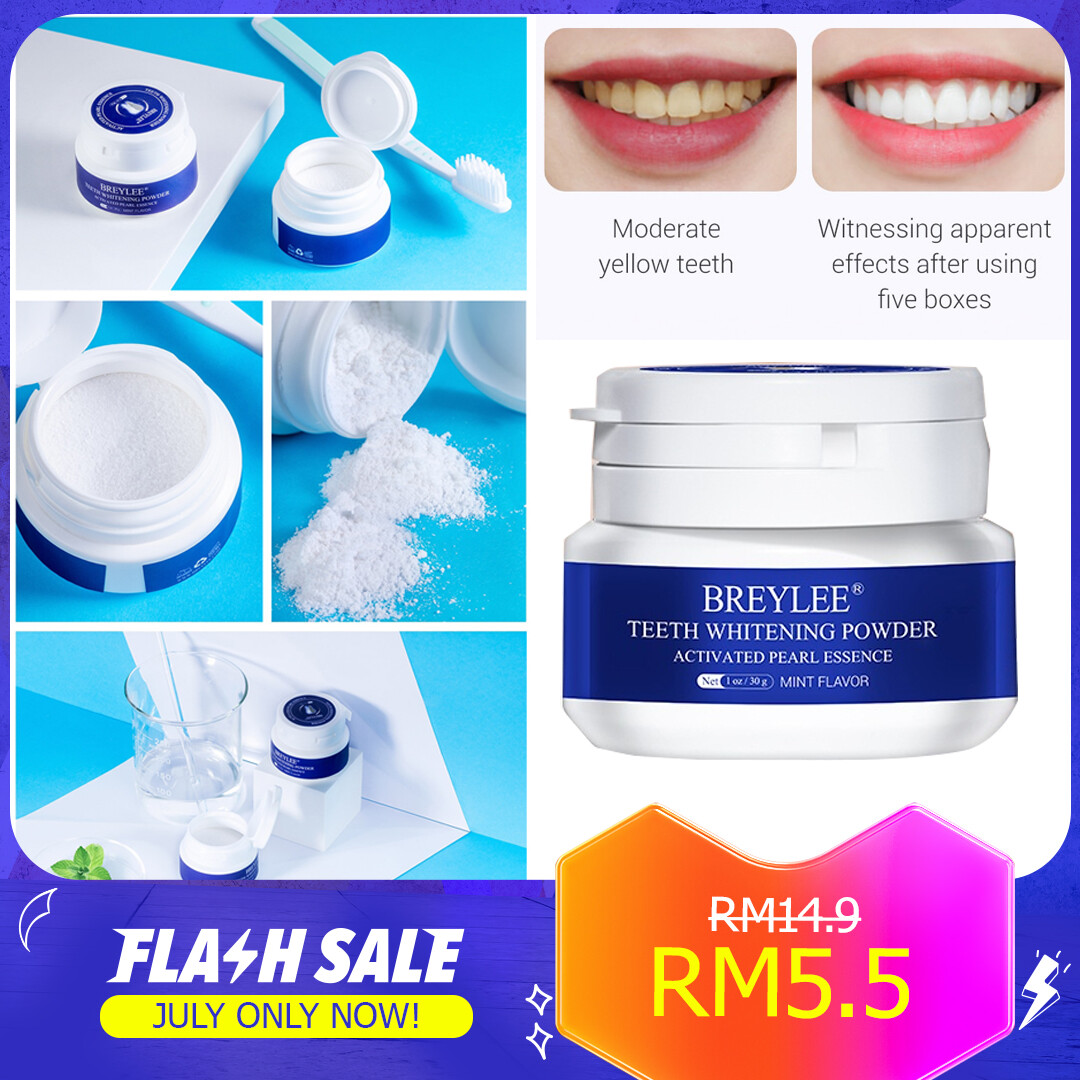 Gambar Teeth Whitening pemutih gigi Powder Toothpaste Dental Tools Oral Hygiene 30g ubat gigi ubat gigi pemutih