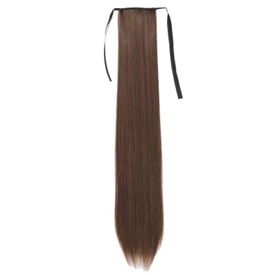 45cm/60cm/75cm/85cm Fashion Women Long Straight Drawstring Synthetic Hair Clip In High Ponytail Extension Hairpiece (8)
